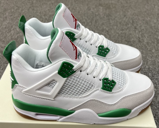 Air Jordan Retro 4 SuperA Pine Green Nike SB - Click Image to Close